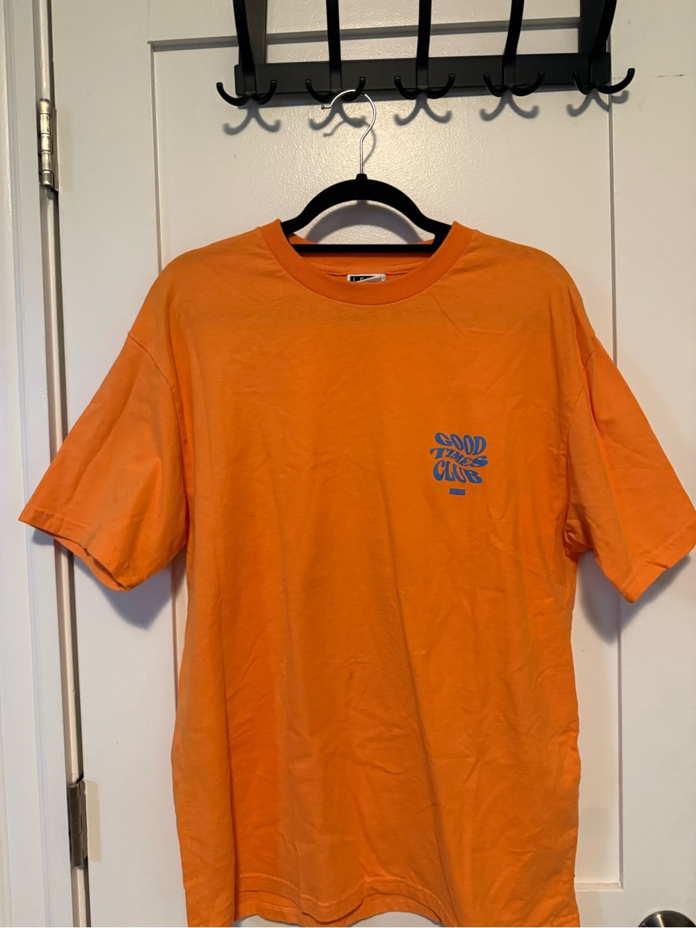 Good Times Club Orange Short Sleeve Crewneck Tee - Men